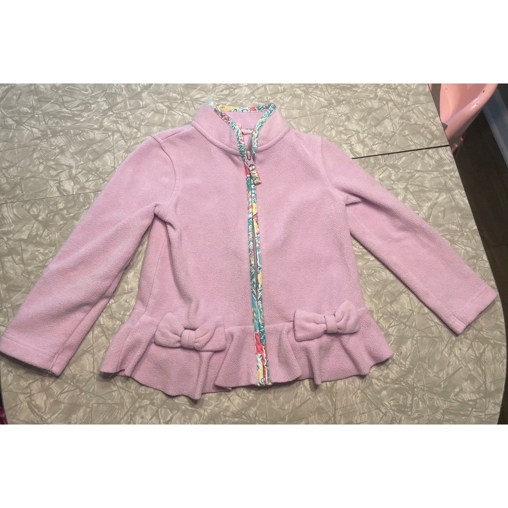 Lilly Pulitzer girls zip up fleece
